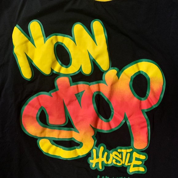 NWT Men's Studio 23 Concept Black Hustle Graphic 2X-Large Short Sleeve T-Shirt - Picture 7 of 15